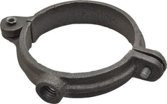 Empire - 2" Pipe, 3/8" Rod, Malleable Iron Split Ring Hanger - Black, 180 Lb Capacity - Exact Tool & Supply