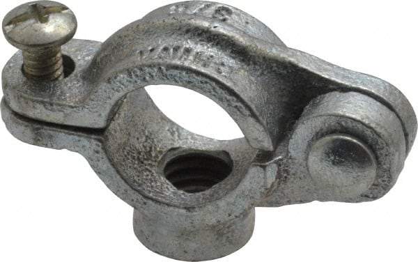 Empire - 3/8" Pipe, 3/8" Rod, Malleable Iron Split Ring Hanger - Electro Galvanized, 180 Lb Capacity - Exact Tool & Supply