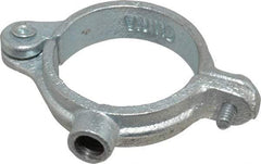 Empire - 1-1/4" Pipe, 3/8" Rod, Malleable Iron Split Ring Hanger - Electro Galvanized, 180 Lb Capacity - Exact Tool & Supply