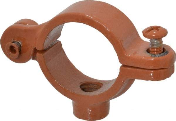 Empire - 1" Pipe, 3/8" Rod, Malleable Iron Split Ring Hanger - Epoxy Coated - Exact Tool & Supply