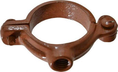 Empire - 1-1/4" Pipe, 3/8" Rod, Malleable Iron Split Ring Hanger - Epoxy Coated - Exact Tool & Supply