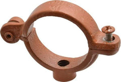 Empire - 1-1/2" Pipe, 3/8" Rod, Malleable Iron Split Ring Hanger - Epoxy Coated - Exact Tool & Supply