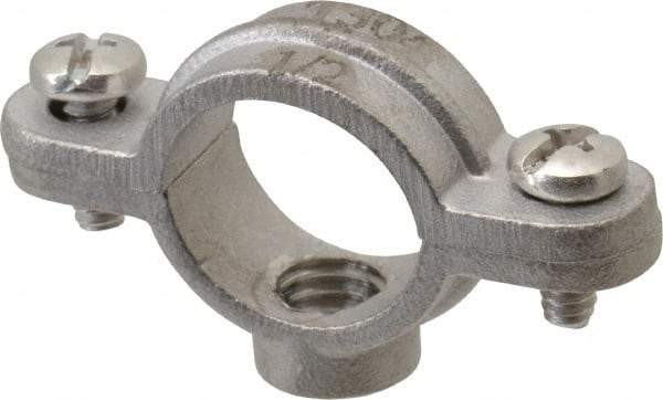 Empire - 1/2" Pipe, 3/8" Rod, Grade 304 Stainless Steel Split Ring Hanger - Exact Tool & Supply