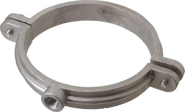Empire - 4" Pipe, 1/2" Rod, Grade 304 Stainless Steel Split Ring Hanger - Exact Tool & Supply