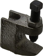 Empire - 3/4" Max Flange Thickness, 3/8" Rod Top Beam Clamp - 350 Lb Capacity, Ductile Iron - Exact Tool & Supply