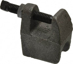 Empire - 3/4" Max Flange Thickness, 5/8" Rod Top Beam Clamp - 550 Lb Capacity, Ductile Iron - Exact Tool & Supply