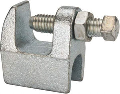 Empire - 3/4" Max Flange Thickness, 1/2" Rod Top Beam Clamp - 470 Lb Capacity, Ductile Iron - Exact Tool & Supply