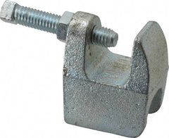 Empire - 3/4" Max Flange Thickness, 5/8" Rod Top Beam Clamp - 550 Lb Capacity, Ductile Iron - Exact Tool & Supply