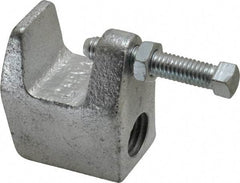 Empire - 3/4" Max Flange Thickness, 3/4" Rod Top Beam Clamp - 700 Lb Capacity, Ductile Iron - Exact Tool & Supply