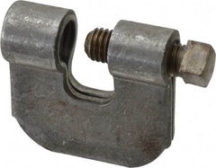 Empire - 3/4" Max Flange Thickness, 5/8" Rod C-Clamp with Locknut - 550 Lb Capacity, Carbon Steel - Exact Tool & Supply