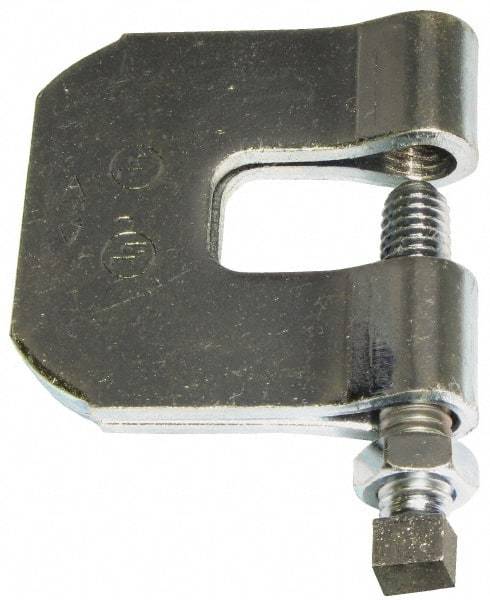 Empire - 3/4" Max Flange Thickness, 3/4" Rod C-Clamp with Locknut - 630 Lb Capacity, Carbon Steel - Exact Tool & Supply