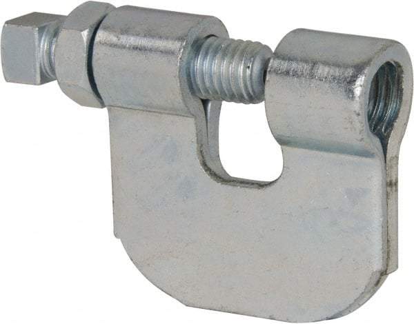 Empire - 3/4" Max Flange Thickness, 5/8" Rod C-Clamp with Locknut - 550 Lb Capacity, Carbon Steel - Exact Tool & Supply