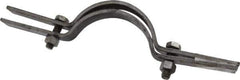 Empire - 4" Pipe, Riser Clamp - Black, 750 Lb Capacity, Carbon Steel - Exact Tool & Supply