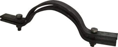 Empire - 8" Pipe, Riser Clamp - Black, 2,500 Lb Capacity, Carbon Steel - Exact Tool & Supply