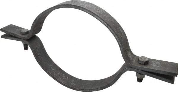 Empire - 10" Pipe, Riser Clamp - Black, 2,500 Lb Capacity, Carbon Steel - Exact Tool & Supply