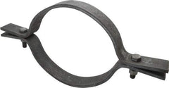 Empire - 10" Pipe, Riser Clamp - Black, 2,500 Lb Capacity, Carbon Steel - Exact Tool & Supply
