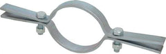 Empire - 4" Pipe, Electro Galvanized Riser Clamp - 750 Lb Capacity, Carbon Steel - Exact Tool & Supply