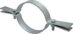 Empire - 6" Pipe, Electro Galvanized Riser Clamp - 1,600 Lb Capacity, Carbon Steel - Exact Tool & Supply