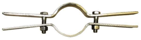 Empire - 8" Pipe, Riser Clamp - 2,500 Lb Capacity, Grade 304 Stainless Steel - Exact Tool & Supply
