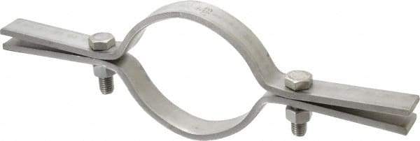 Empire - 4" Pipe, Riser Clamp - 750 Lb Capacity, Grade 304 Stainless Steel - Exact Tool & Supply