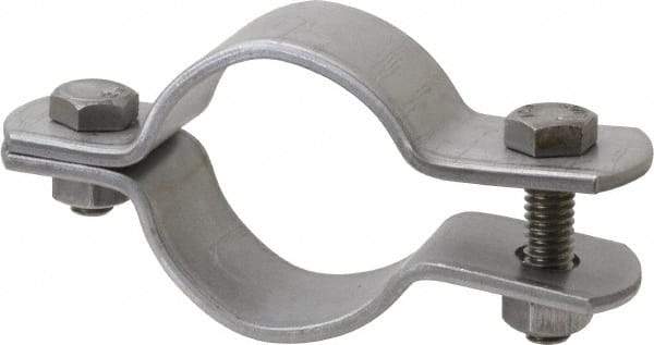 Empire - 1-1/4" Pipe, Standard Pipe Clamp - Black, 500 Lb Capacity, Carbon Steel - Exact Tool & Supply