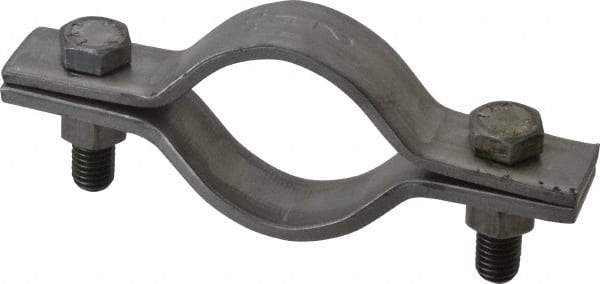 Empire - 2" Pipe, Standard Pipe Clamp - Black, 1,040 Lb Capacity, Carbon Steel - Exact Tool & Supply
