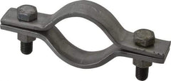 Empire - 2" Pipe, Standard Pipe Clamp - Black, 1,040 Lb Capacity, Carbon Steel - Exact Tool & Supply
