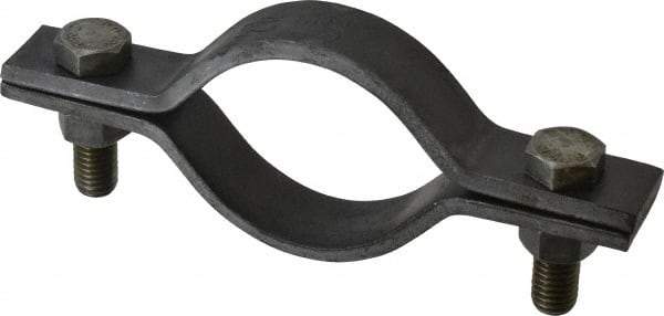 Empire - 2-1/2" Pipe, Standard Pipe Clamp - Black, 1,040 Lb Capacity, Carbon Steel - Exact Tool & Supply