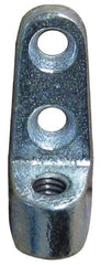 Empire - 1/2" Rod Side Beam Connector - 480 Lb Capacity, Malleable Iron - Exact Tool & Supply