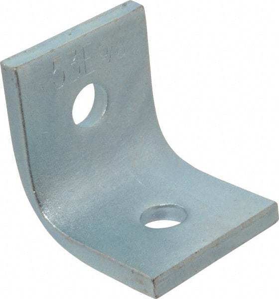 Empire - 5/8" Rod Angle Bracket - 900 Lb Capacity, Carbon Steel - Exact Tool & Supply