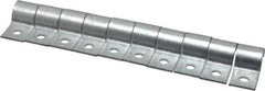 Empire - 1/4" Pipe, Carbon Steel, Electro Galvanized" Pipe or Conduit Strap - 1 Mounting Hole - Exact Tool & Supply