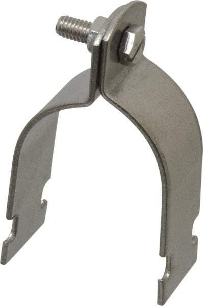 Empire - 2-1/2" Pipe, Grade 304," Pipe Clamp - Exact Tool & Supply