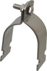 Empire - 2-1/2" Pipe, Grade 304," Pipe Clamp - Exact Tool & Supply