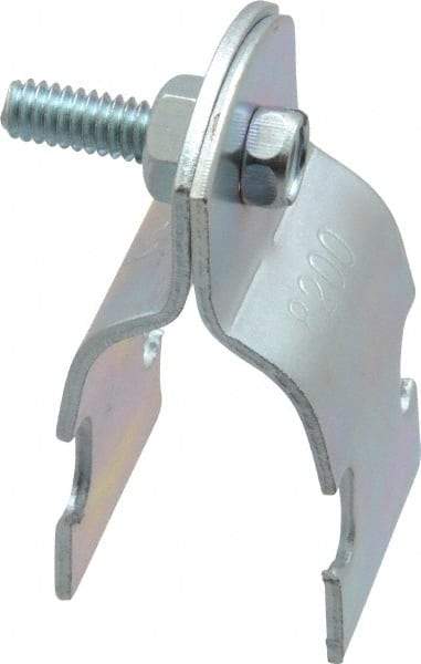 Empire - 1/2" Pipe," Pipe Clamp - Electro Galvanized - Exact Tool & Supply