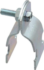 Empire - 1/2" Pipe," Pipe Clamp - Electro Galvanized - Exact Tool & Supply