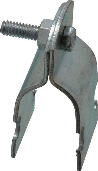 Empire - 3/4" Pipe," Pipe Clamp - Electro Galvanized - Exact Tool & Supply