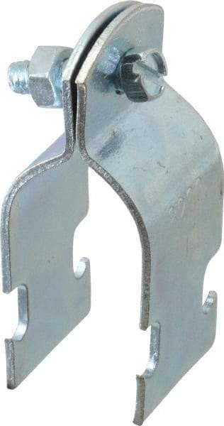 Empire - 1" Pipe," Pipe Clamp - Electro Galvanized - Exact Tool & Supply