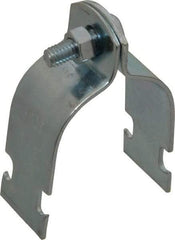 Empire - 1-1/2" Pipe," Pipe Clamp - Electro Galvanized - Exact Tool & Supply
