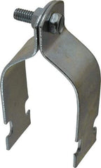 Empire - 2" Pipe," Pipe Clamp - Electro Galvanized - Exact Tool & Supply