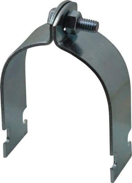 Empire - 2-1/2" Pipe," Pipe Clamp - Electro Galvanized - Exact Tool & Supply