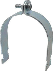 Empire - 3" Pipe," Pipe Clamp - Electro Galvanized - Exact Tool & Supply