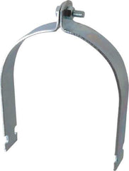 Empire - 5" Pipe," Pipe Clamp - Electro Galvanized - Exact Tool & Supply