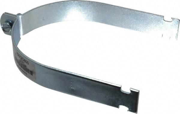 Empire - 6" Pipe," Pipe Clamp - Electro Galvanized - Exact Tool & Supply