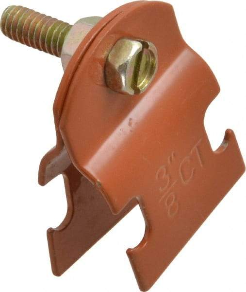Empire - 3/8" Pipe, Tube Clamp - Copper Plated - Exact Tool & Supply