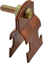 Empire - 1/2" Pipe, Tube Clamp - Copper Plated - Exact Tool & Supply