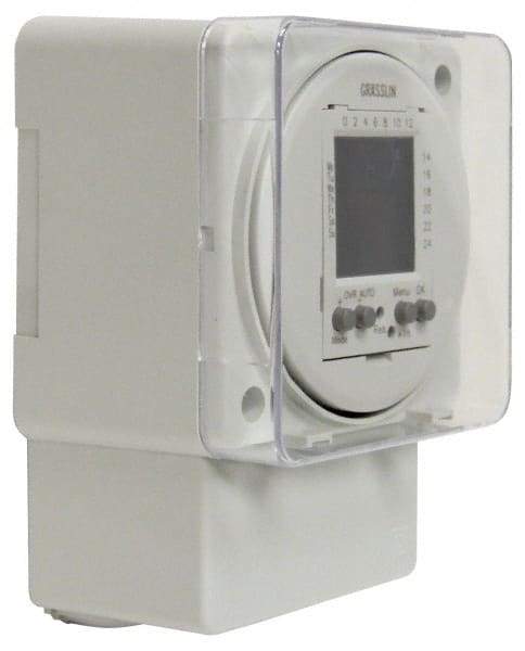 Intermatic - 24 hr & 7 Day Indoor Digital Electronic Timer Switch - 50 On/Off, 120 to 277 VAC, 50/60 Hz, - Exact Tool & Supply