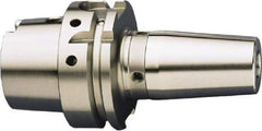 HAIMER - 10mm Hole Diam, HSK63A Taper Shank Shrink Fit Tool Holder & Adapter - 85mm Projection, 24mm Nose Diam, 42mm Clamping Depth, 25,000 RPM, Through Coolant - Exact Tool & Supply