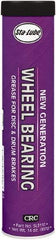 CRC - 14 oz Cartridge Lithium Complex Gel Paste Grease - Amber, Nonflammable, 325°F Max Temp, NLGIG 2, - Exact Tool & Supply