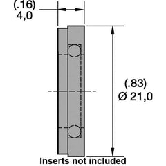 Kennametal - Collet Coolant Seal Sets Compatible Collet Series: ER40 Number of Seals: 46 - Exact Tool & Supply