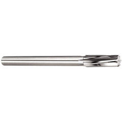 Made in USA - 1" Carbide-Tipped 8 Flute Chucking Reamer - Exact Tool & Supply